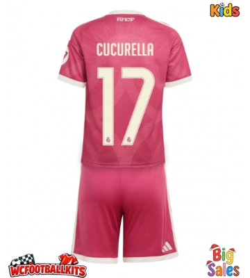 Real Madrid Marc Cucurella #17 Replica Third Stadium Kit for Kids 2026-27 Short Sleeve (+ pants)
